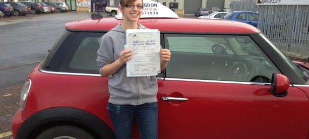 Samantha passed her test !!!!!!!!!!!!!