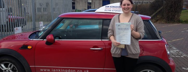 Bryony passed her test 20th march