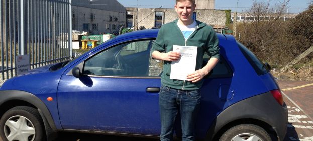 Harley passed his Driving Test on April the 3rd