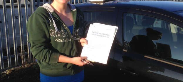 Diane Loosemore passed her driving test today first time.