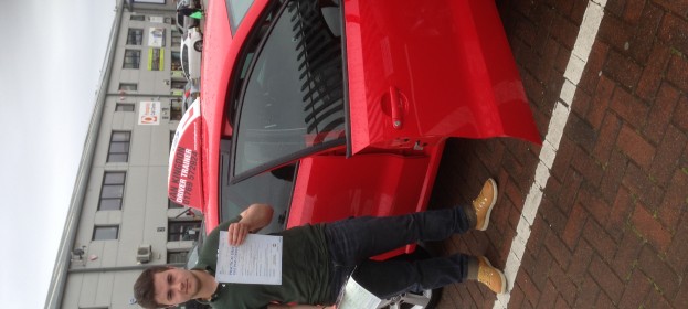 Alex Kingdon passed his driving test this morning.