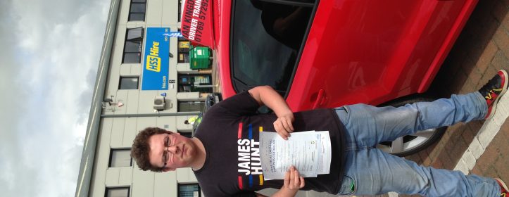 John Slake Passed his driving test today.