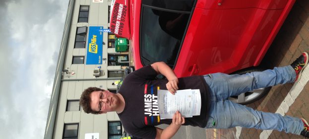 John Slake Passed his driving test today.