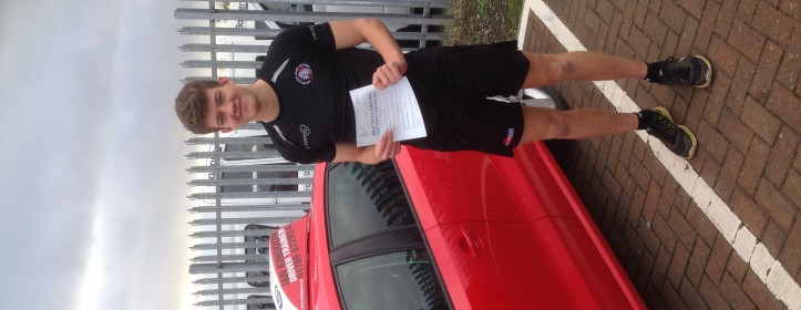 Ryan Lee passed his Driving Test 1st time today