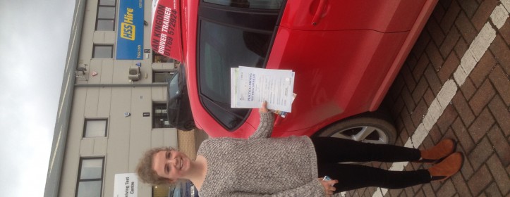 Daisy Waldron passed her Driving Test 1st time.