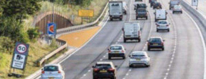 Bright orange emergency refuge area trialled for smart motorways
