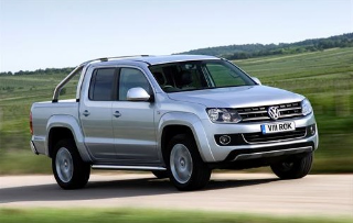 Warning over speed limits for big pick-up.