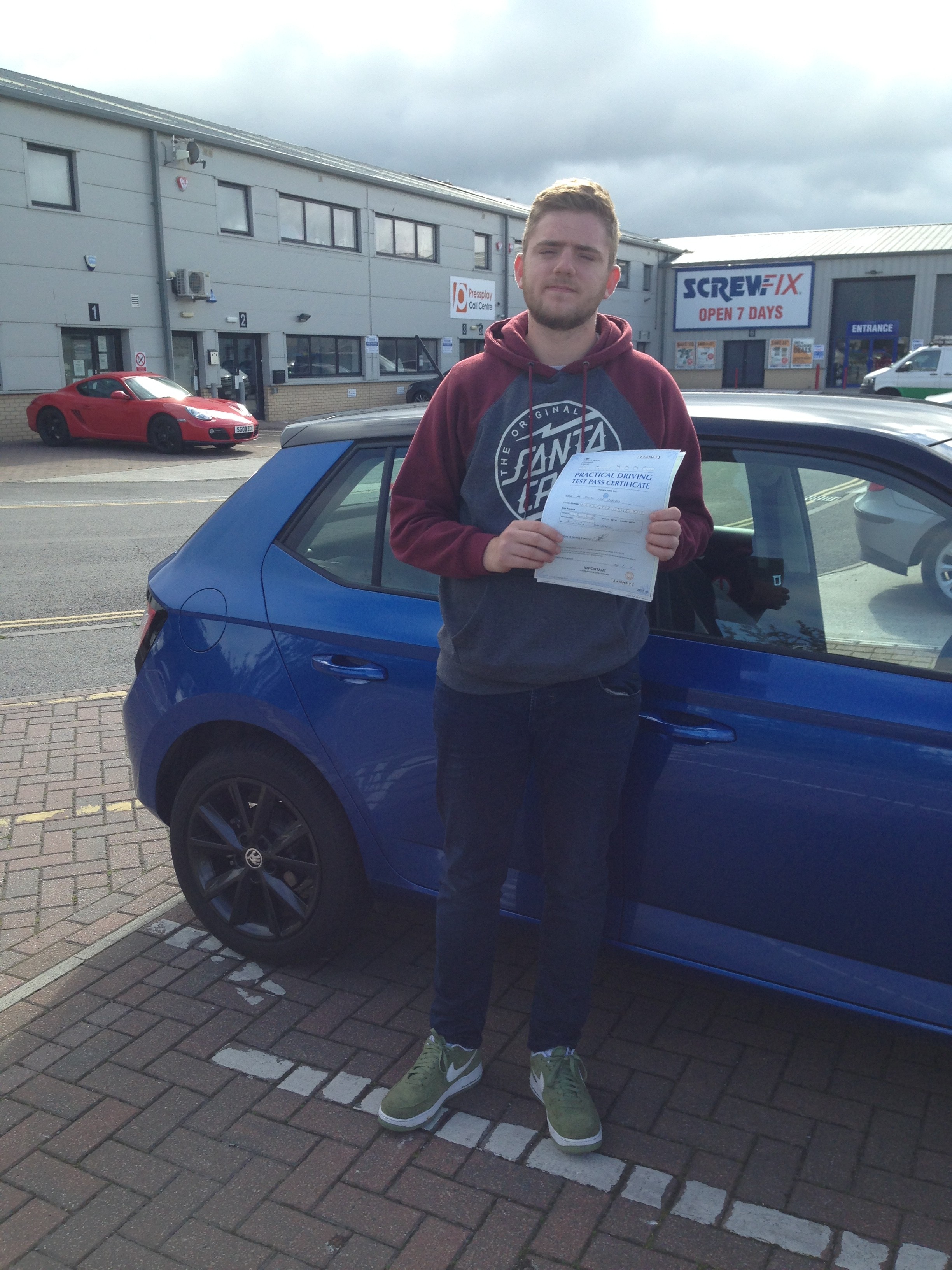 Jordan Roberts passed his Driving Test Today 1ST Time ????????????